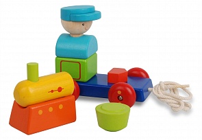 Сортер Поезд на колесиках (Plan Toys, 5119k)